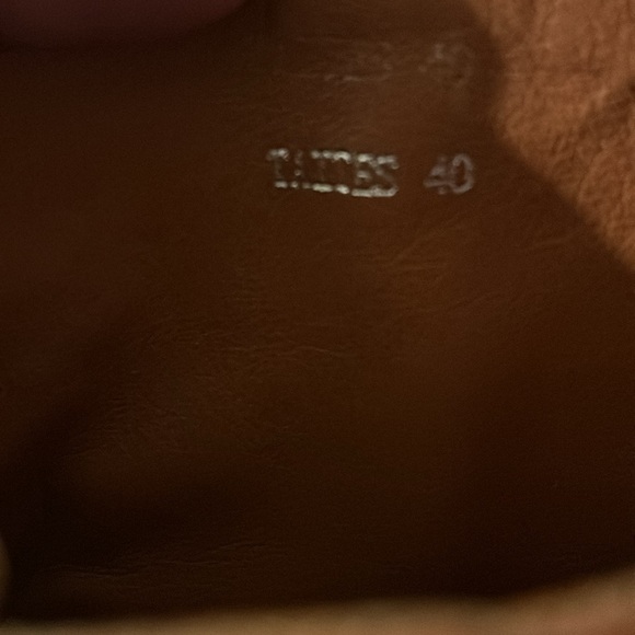 Anthropologie Silent D Taites Cowboy Boots Kitten Heeled Boots Taupe Size 40 - Picture 7 of 13